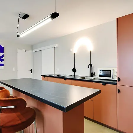 Luxury Flat Four Peoples 아파트 *